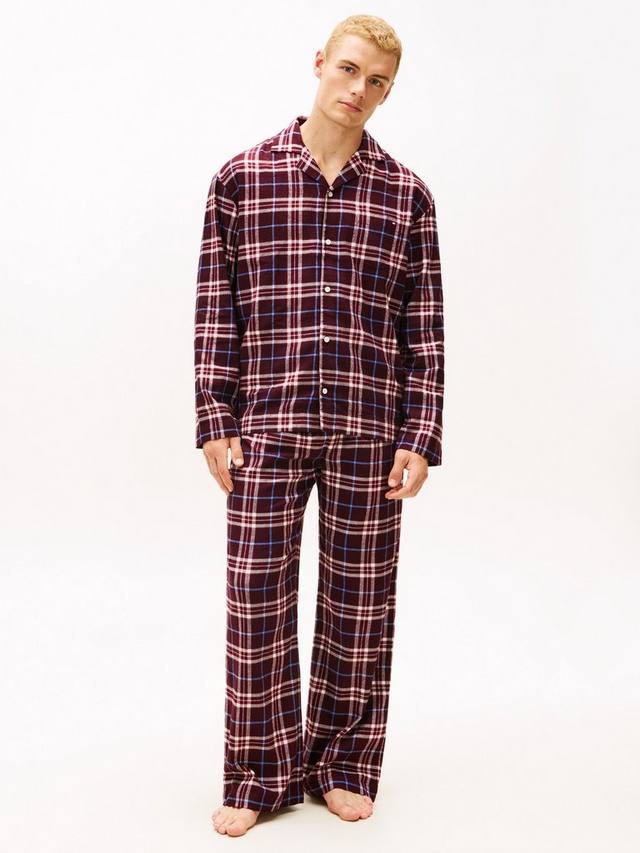 

Комплект пижамы из фланели в клетку Tommy Hilfiger, Reiker Burgundy