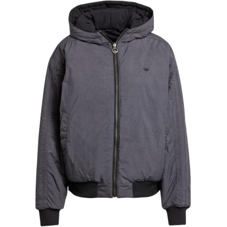 

Adidas Originals Куртка-бомбер FW25 реверсивная женская, Graphite Black/Black