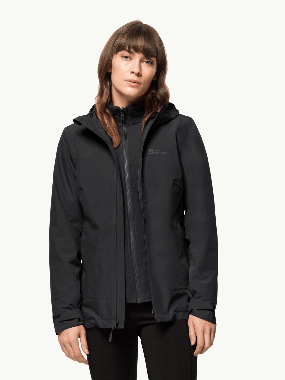 

Куртка Jack Wolfskin MOONRISE 3IN1 JKT W, черный