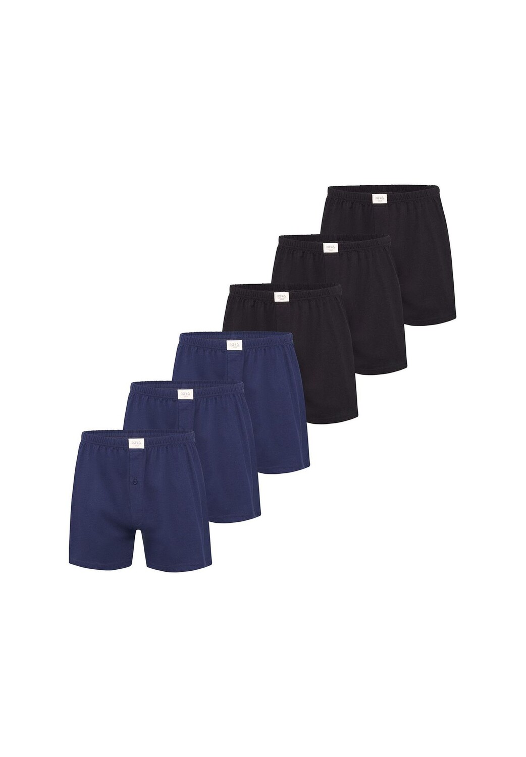 

Боксерский трикотаж свободного кроя Phil & Co. Berlin, цвет Black Navy Herren