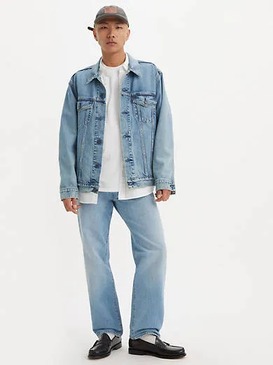 

555 непринужденные прямые мужские джинсы переходного типа из хлопка Levi's, цвет Indigo Shift - Light Wash - Non-Stretch