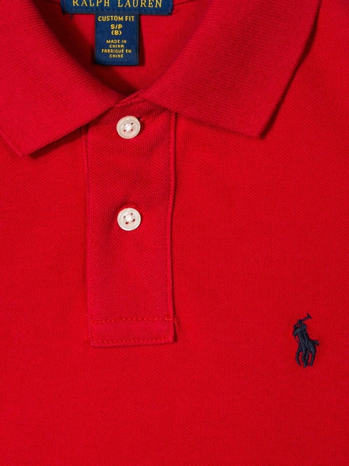 Ralph Lauren Kids рубашка-поло с вышитым логотипом, красный — фото 3