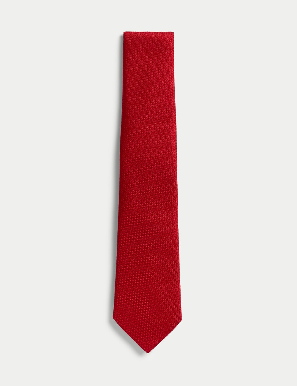 

Галстук из фактурного чистого шелка Marks & Spencer SARTORIAL, красный