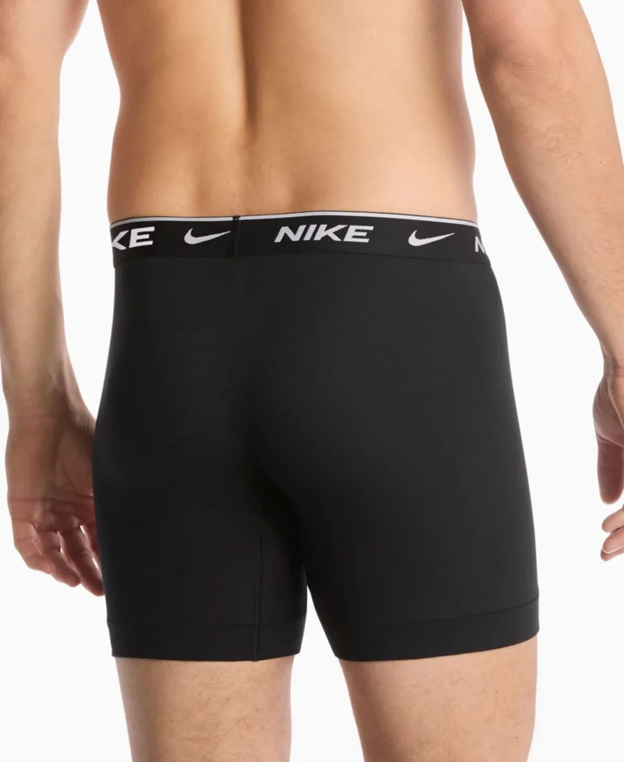 Nike Мужские боксеры Dri-FIT Essential из эластичного хлопка, комплект из 3 штук — фото 4