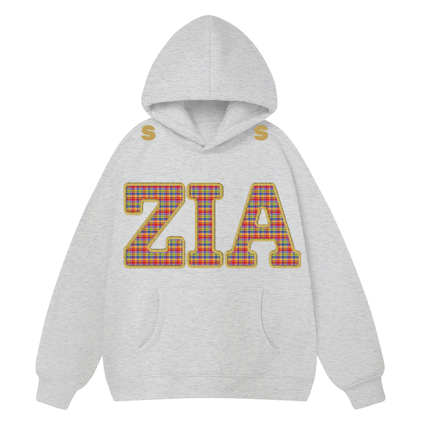 

Толстовка Unisex Hooded Thickened Regular ZIAREL, белый heather серый[upgraded fleece-lined]