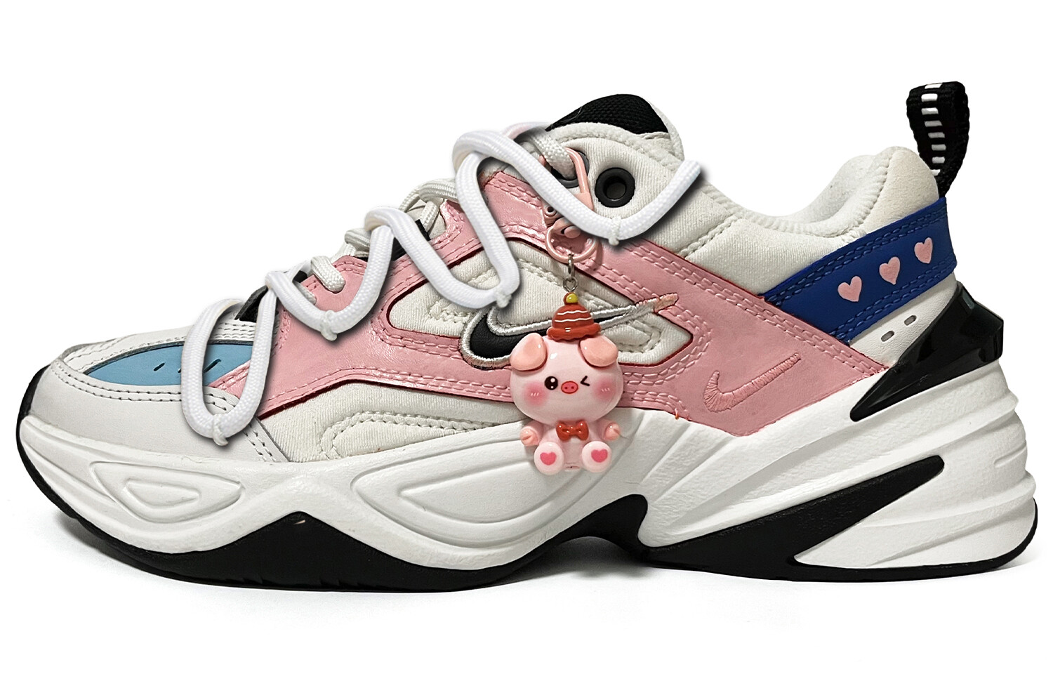 

Кроссовки Nike M2K Chunky Sneakers Women's Low-top Blue/pink, белый