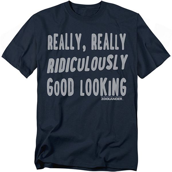 

Футболка Big & Tall Zoolander "Really, Really Ridiculously Good Looking" Licensed Character