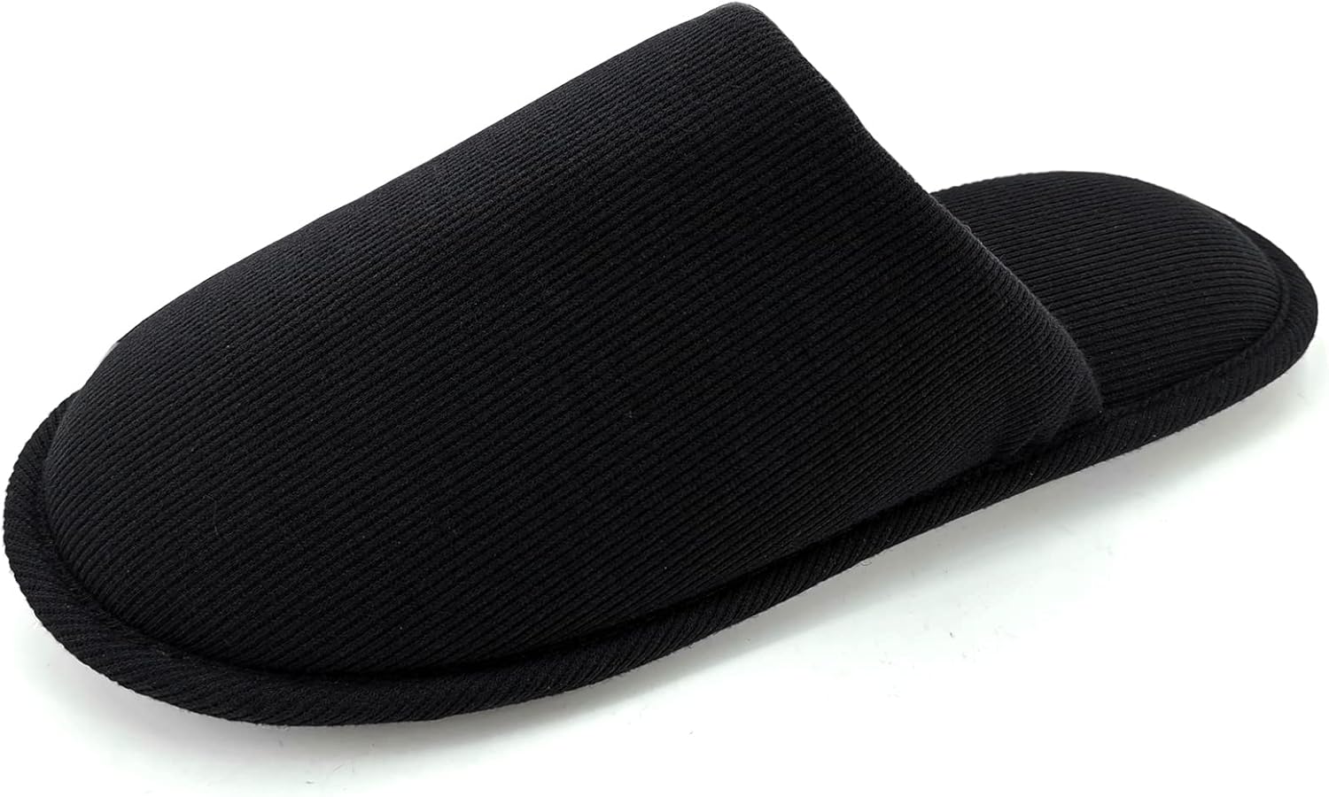 

Мужские домашние тапочки ofoot с внутренним слоем из пены с эффектом памяти, хлопковые, летние, на плоской подошве, дышащие, легкие, моющиеся, с резиновой нескользящей подошвой, черный