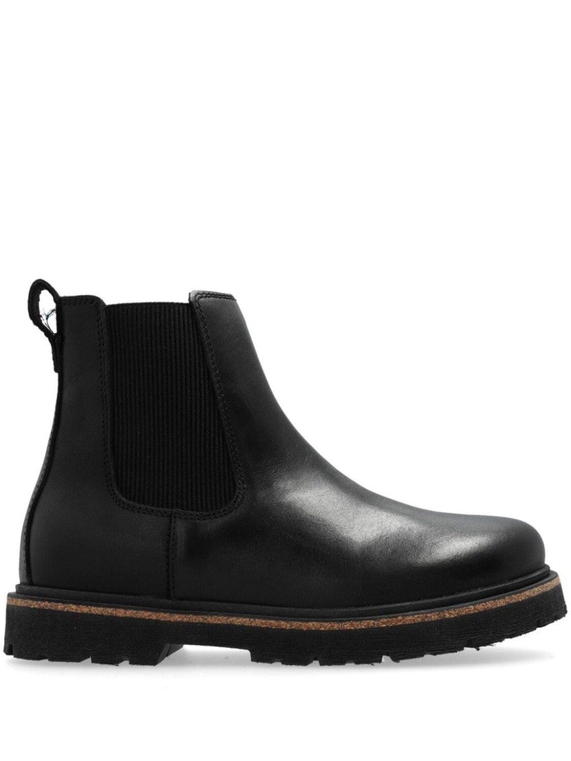 Женские ботинки Birkenstock кожаные без застежек, черный