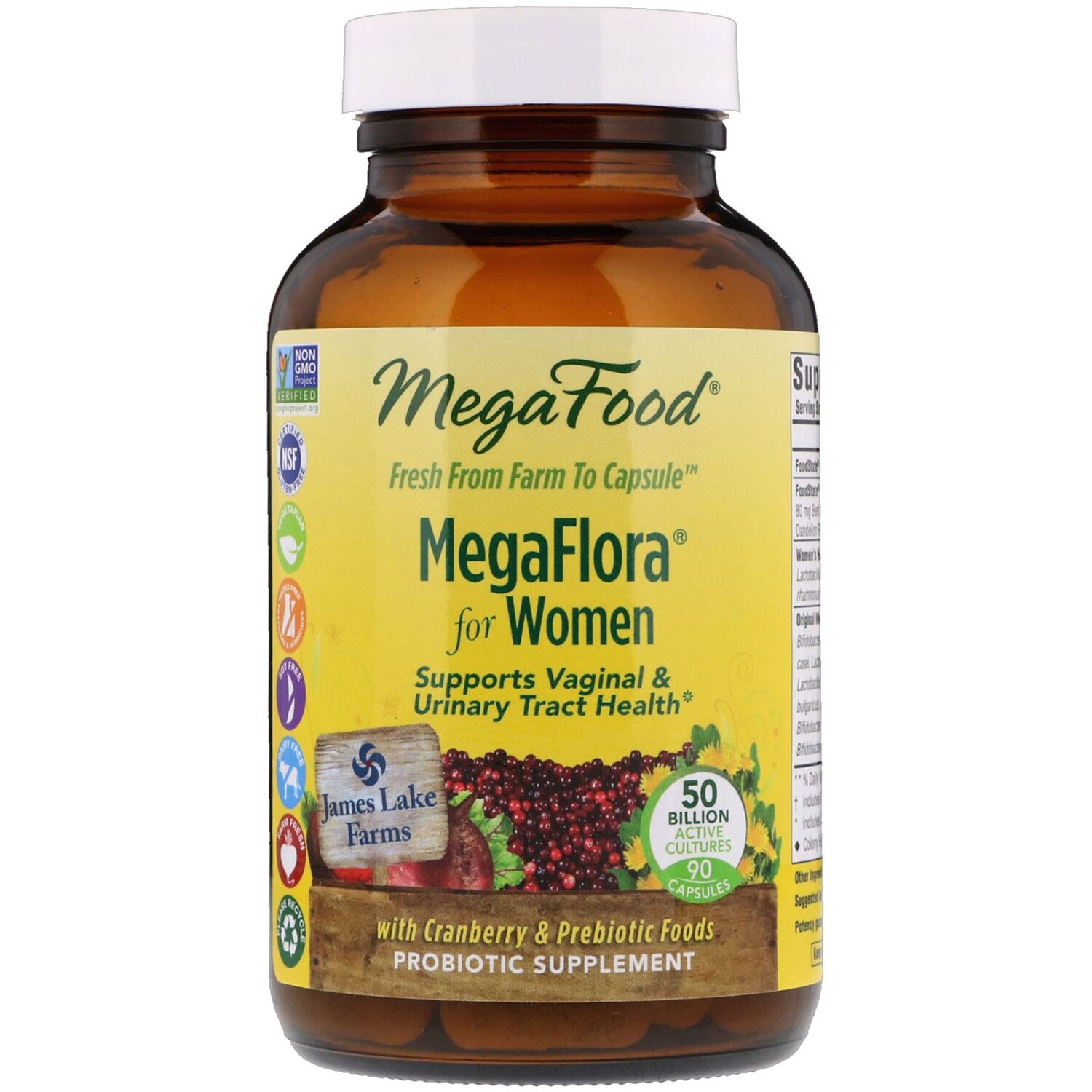 

MegaFood МегаФлора Для женщин 90 капсул (Ice)