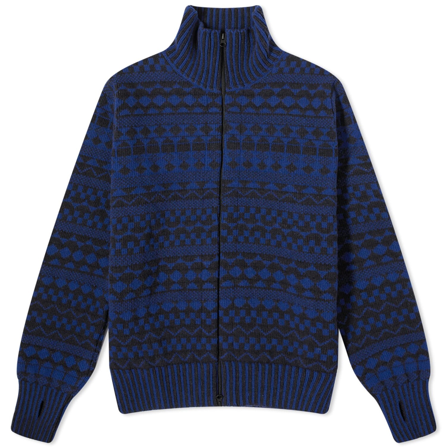 

Кардиган Oliver Spencer Zip Through, темно-синий