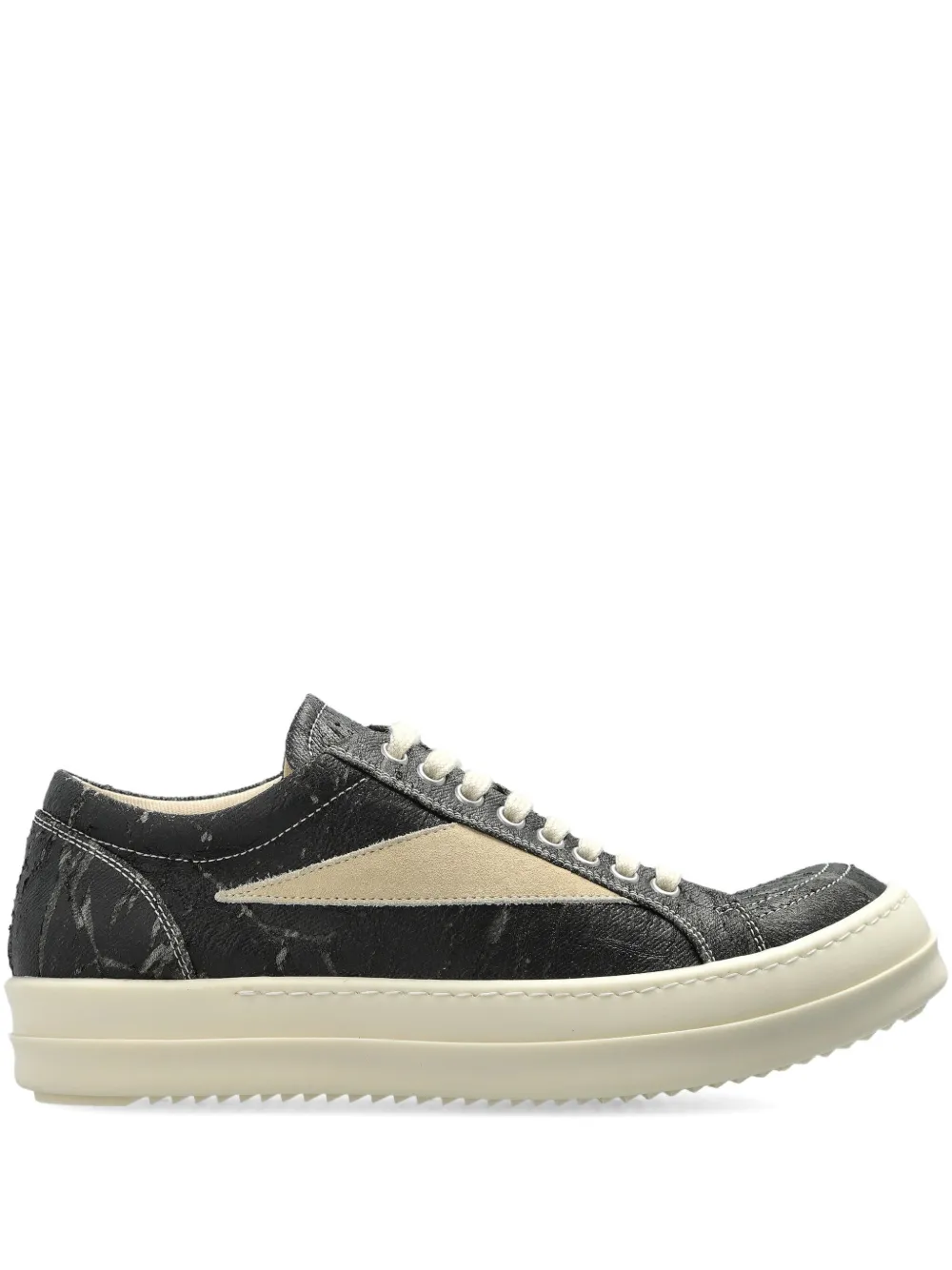 Кроссовки Vintage Sneaks со вставками Rick Owens DRKSHDW, черный