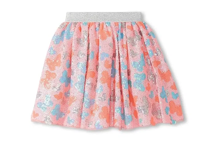 Юбка с пайетками бабочка Glitter Butterfly Sequin Skirt Hatley Kids, Apricot Blush