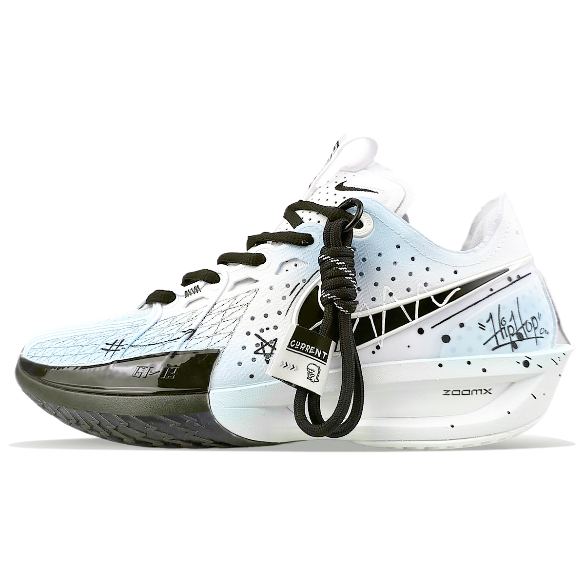 Nike Air Zoom G.T. Cut 3 Износостойкие противоскользящие низкие баскетбольные кроссовки Unisex Белый — фото 2