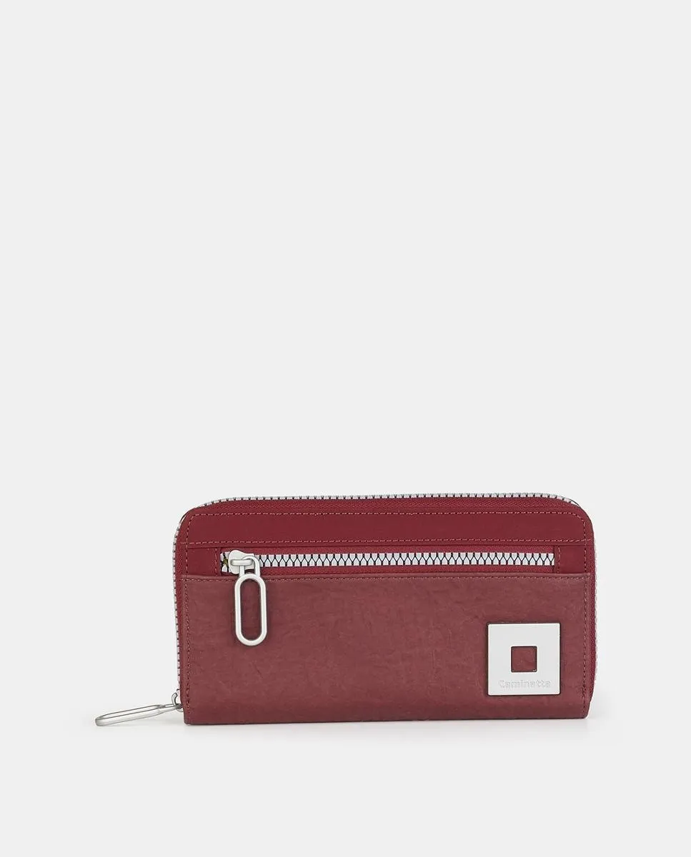 

Кошелек на молнии Caminatta, бордовый
