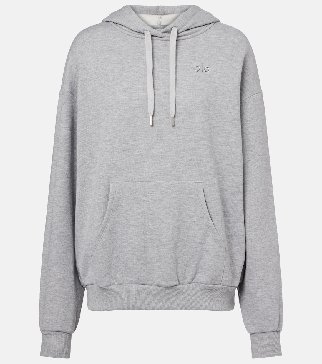 

Акколейд худи из хлопкового френч терри Alo Yoga, Heather Grey