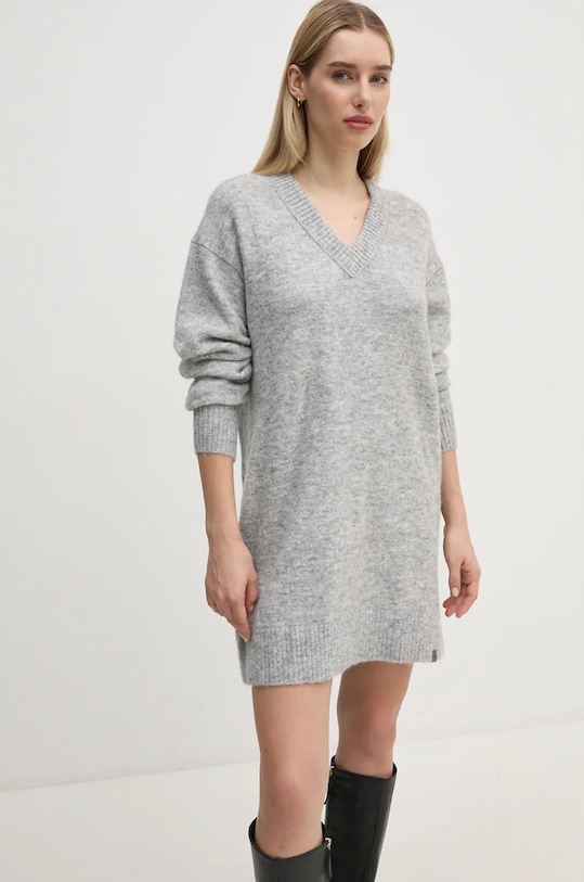 

Платье с добавлением шерсти Calvin Klein Jeans, серый