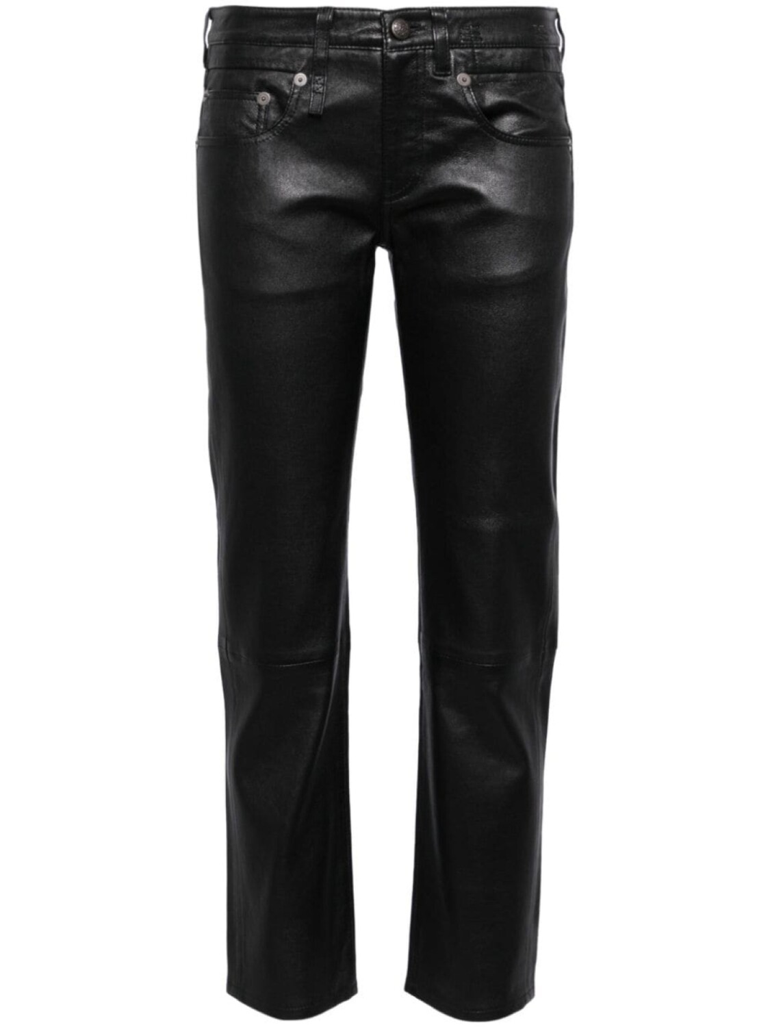 

Кожаные брюки Boy Straight R13, черный