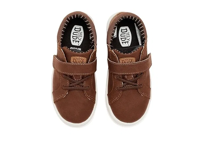 Кроссовки Paul Pro Classic Hey Dude Kids, Cognac — фото 3
