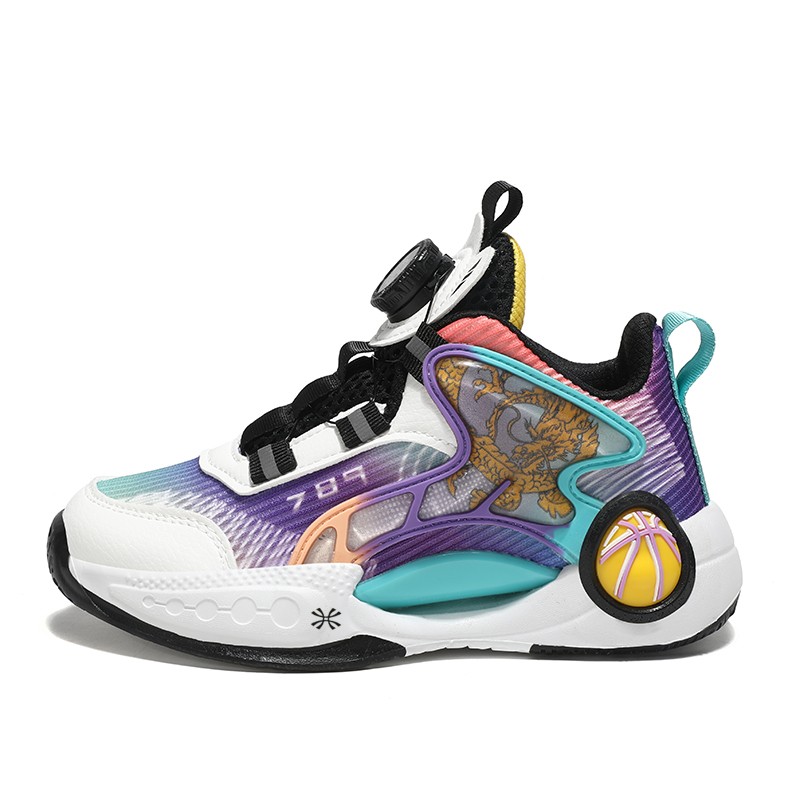 

Противоскользящие дышащие детские баскетбольные кроссовки YUZHAOLIN, фиолетовый