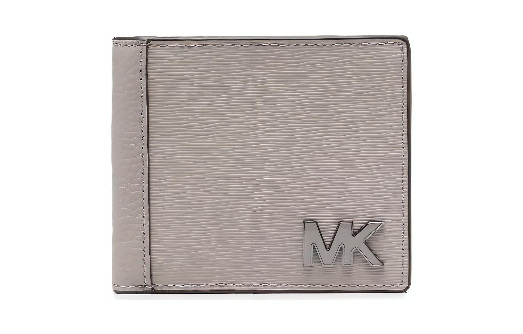 

MICHAEL KORS Мужской кожаный кошелек для карт, серый