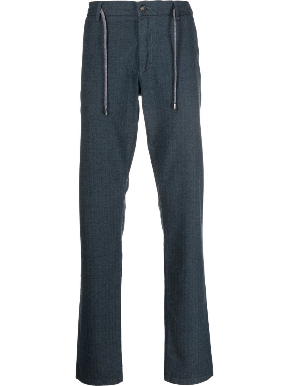 

Canali прямые брюки с кулиской, синий