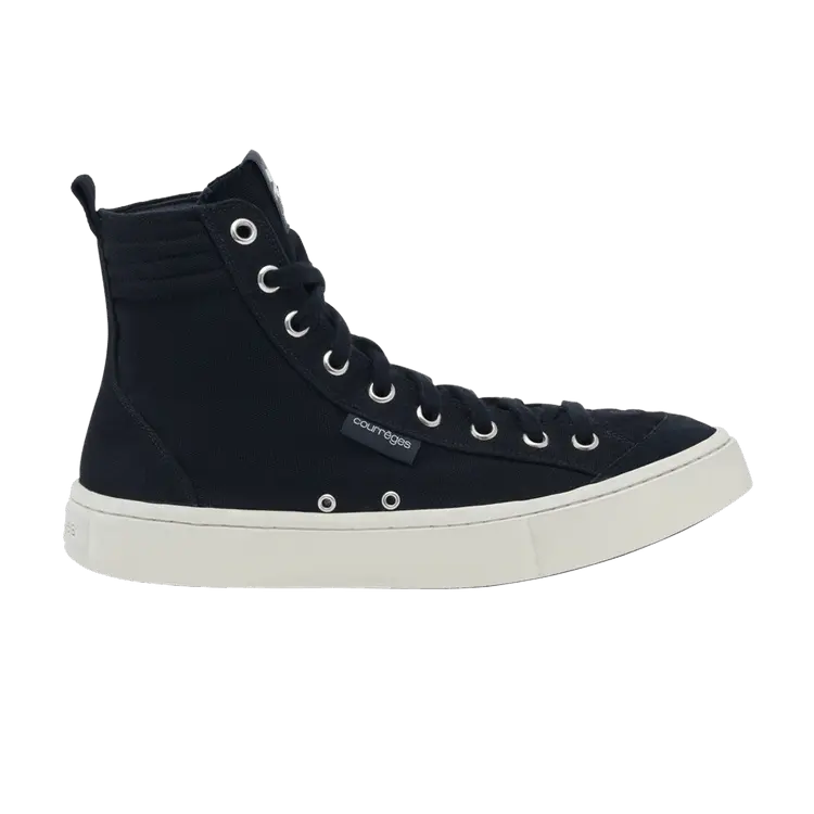 

Кроссовки Courrèges Bitume Canvas Sneaker Black, черный