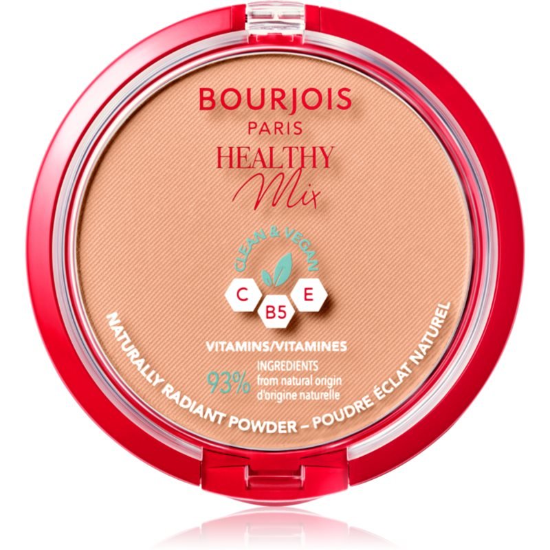 

Матирующая пудра Bourjois Healthy Mix, придающая коже сияющий вид, оттенок 06 Медовый 10 г