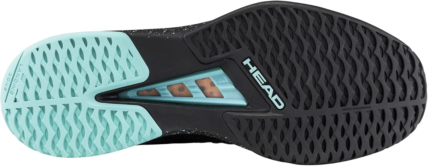 Кроссовки теннисные HEAD Sprint Pro 4.0 SF, Black/Teal — фото 4