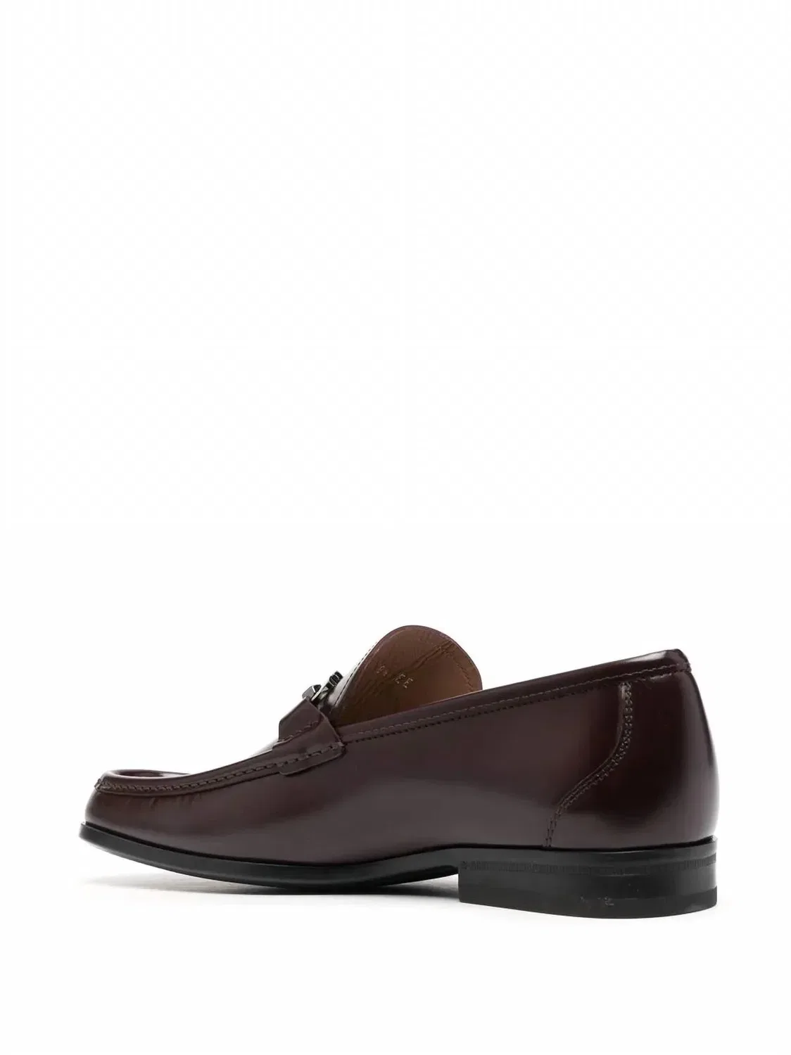 Salvatore Ferragamo Мужские лоферы Grandioso Gancini-Buckle фиолетового цвета — фото 3