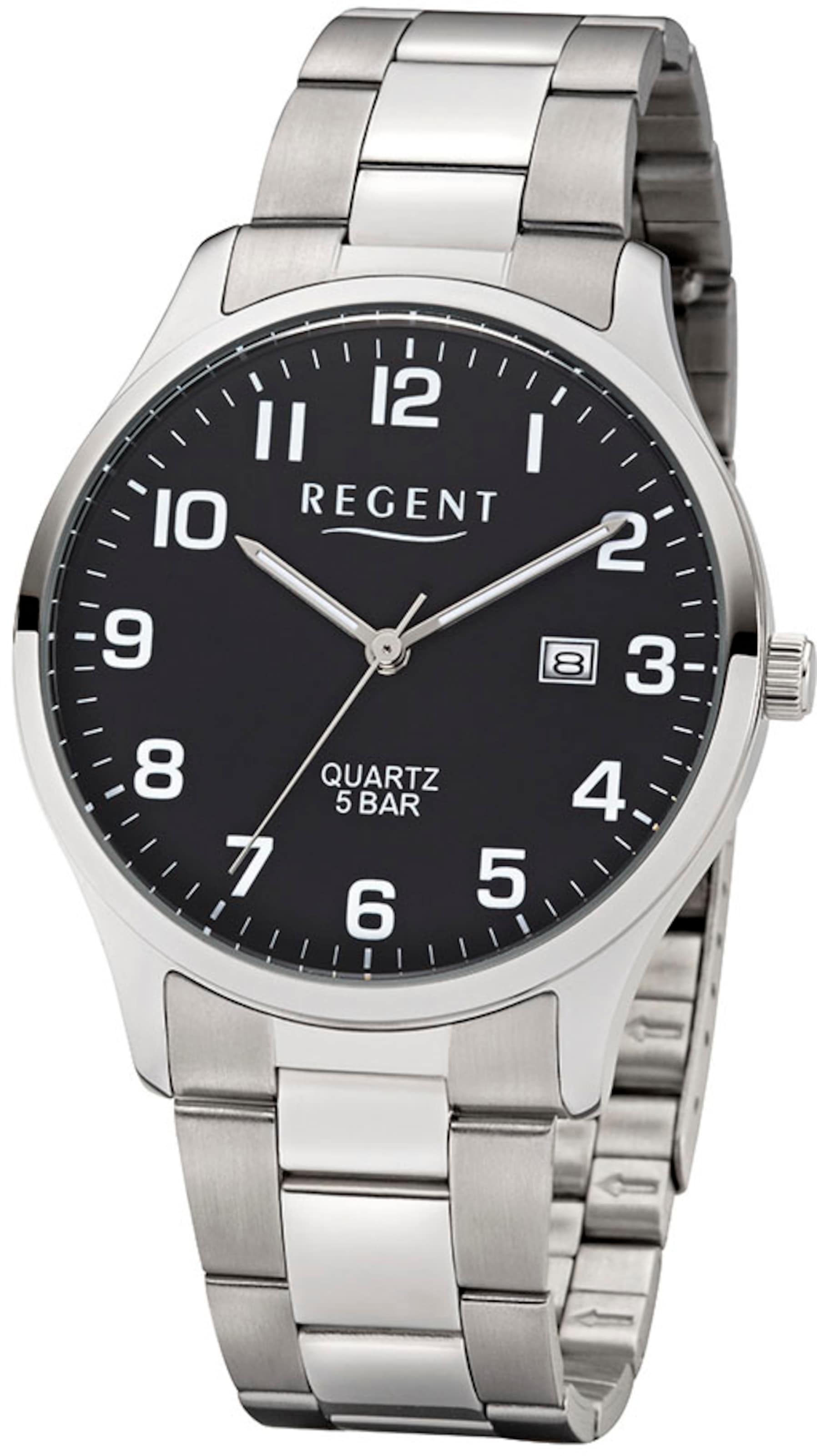 

REGENT Серебряные аналоговые часы