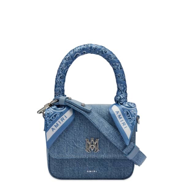 

Микро ма сумка Amiri, синий