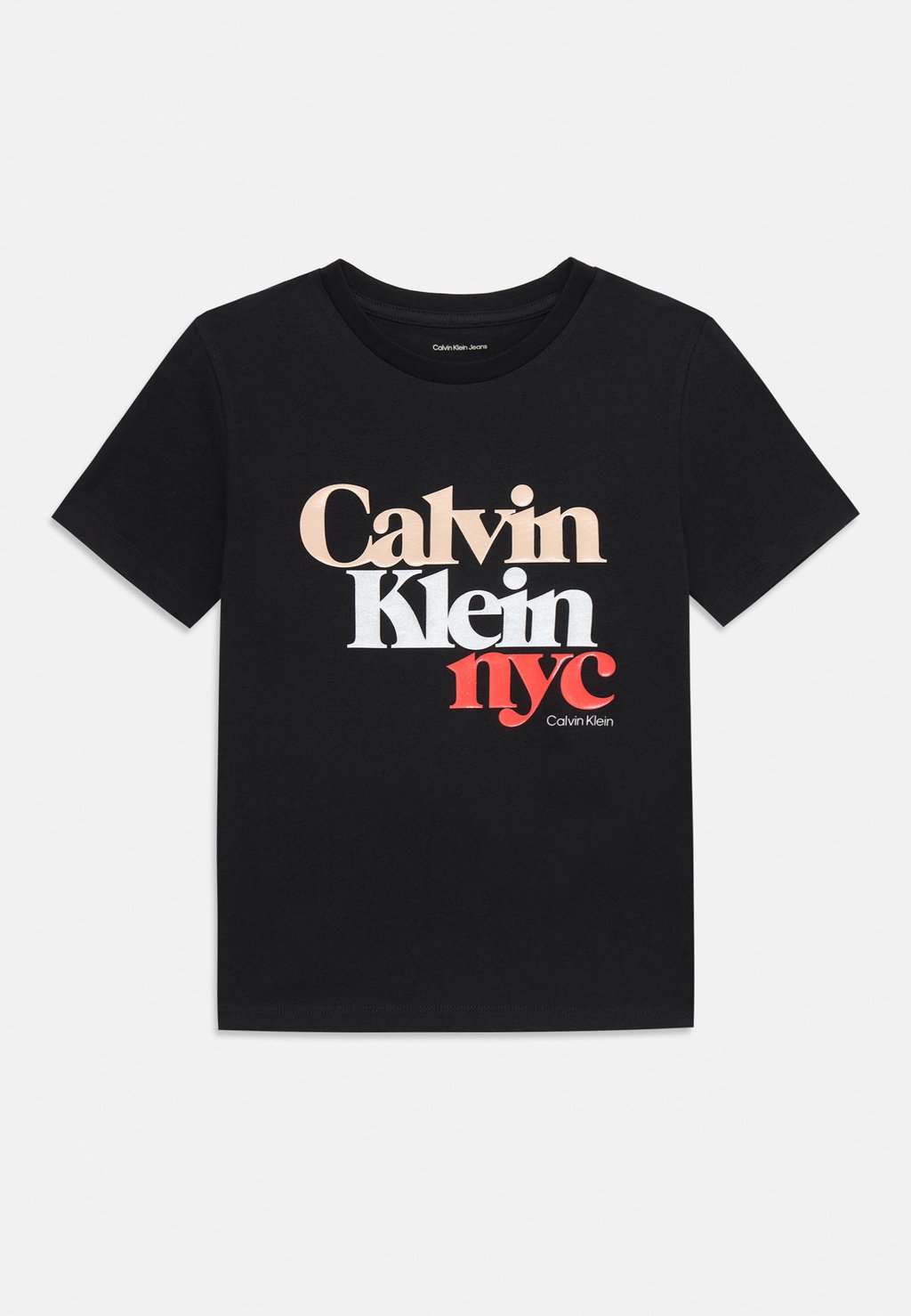 

Футболка с принтом PEARL SIGNATURE REGULAR TEE Calvin Klein Jeans, черный