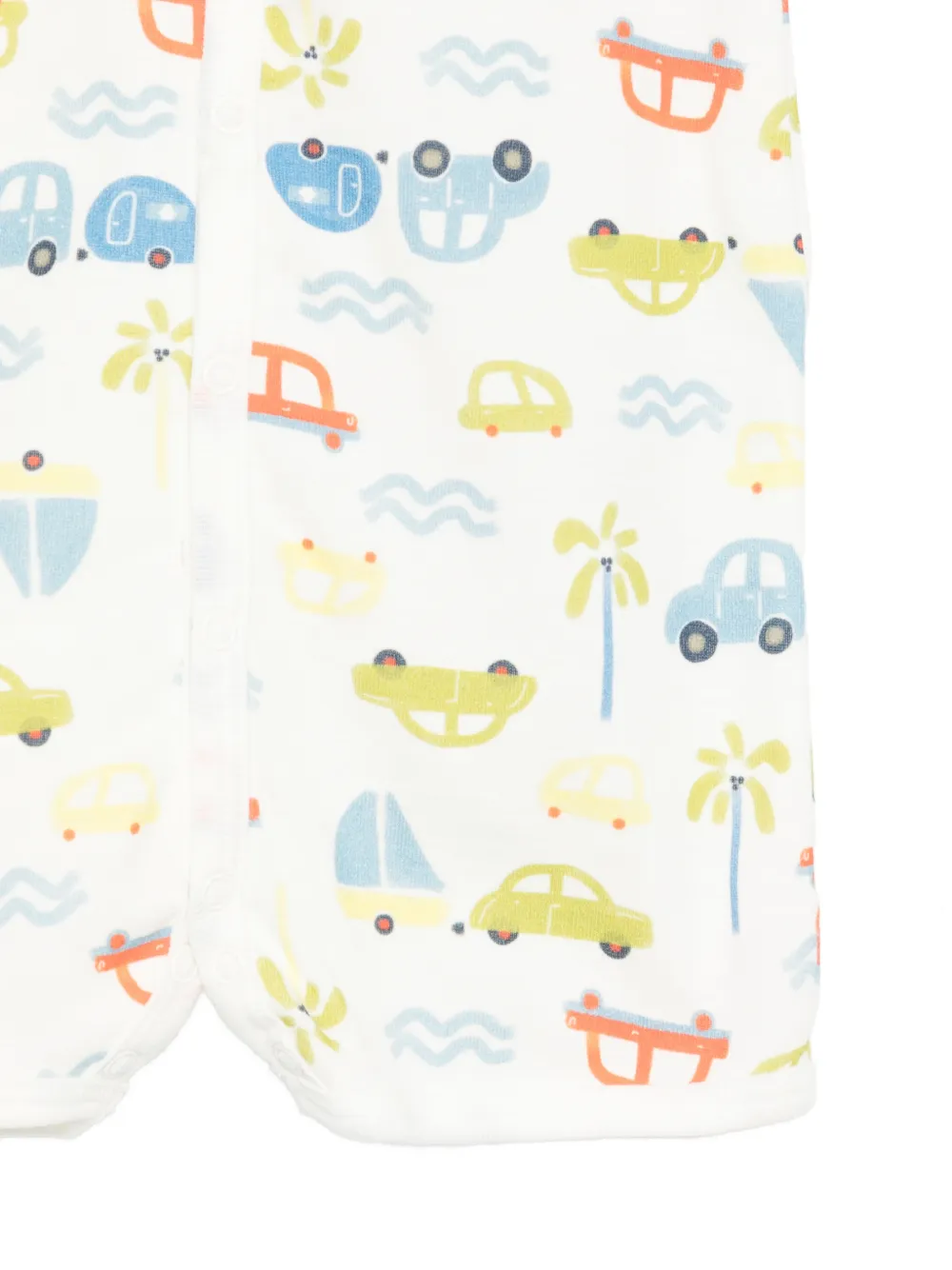 Комбинезоны с короткими рукавами (набор из двух) Petit Bateau, белый — фото 2
