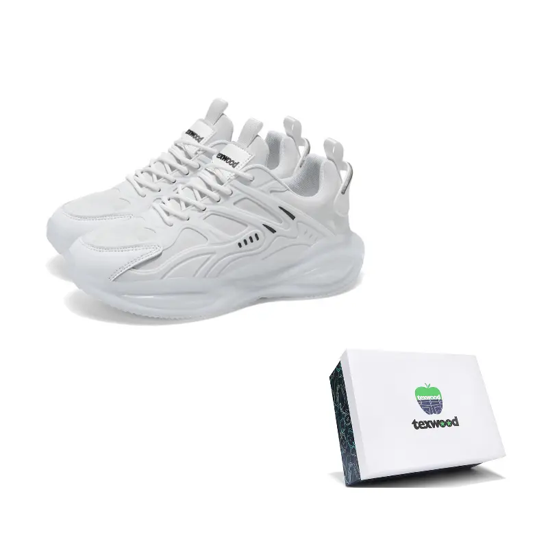 

TEXWOOD Мужские белые кеды низкие, цвет White
