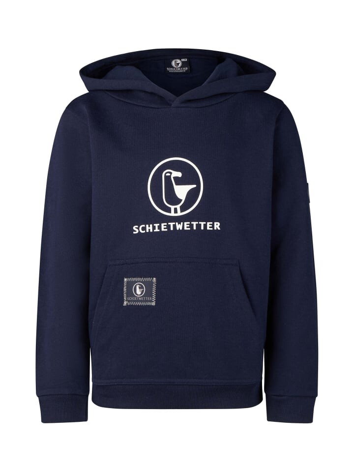 

Пуловер с капюшоном SCHIETWETTER, цвет navy/white