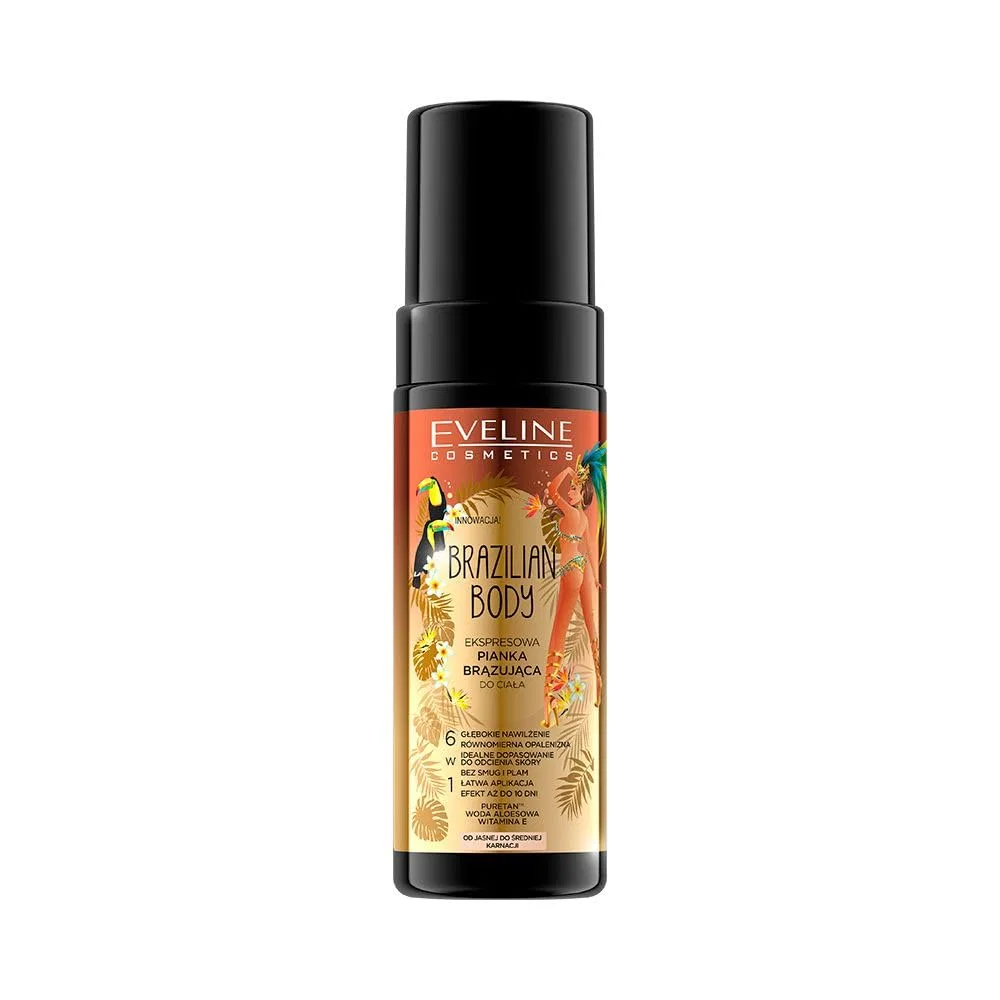 Экспресс-пенка-автозагар для тела «Express Self Tanning Foam» от Eveline Cosmetics 150 мл Eveline Cosmetics