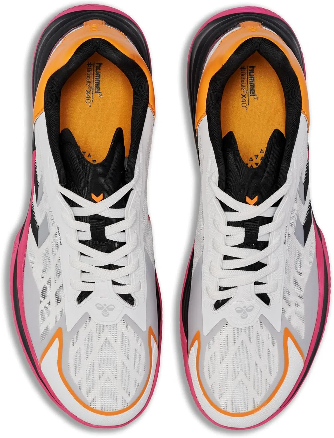Кроссовки для гандбола Hummel Hb Topflight для взрослых, White Multi-Coloured — фото 3