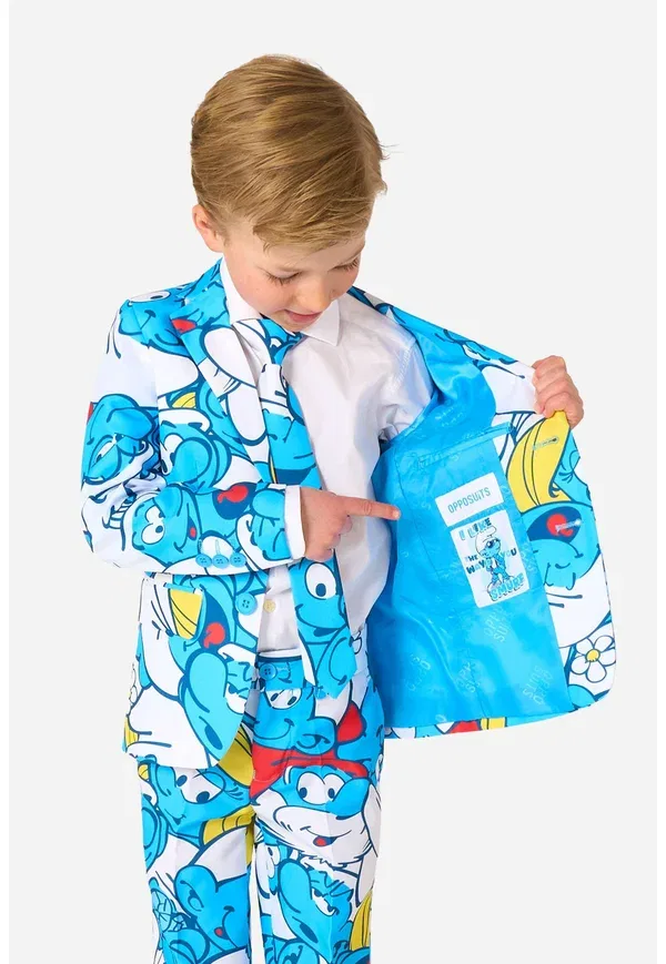 Костюм смурфика Opposuits, синий — фото 3