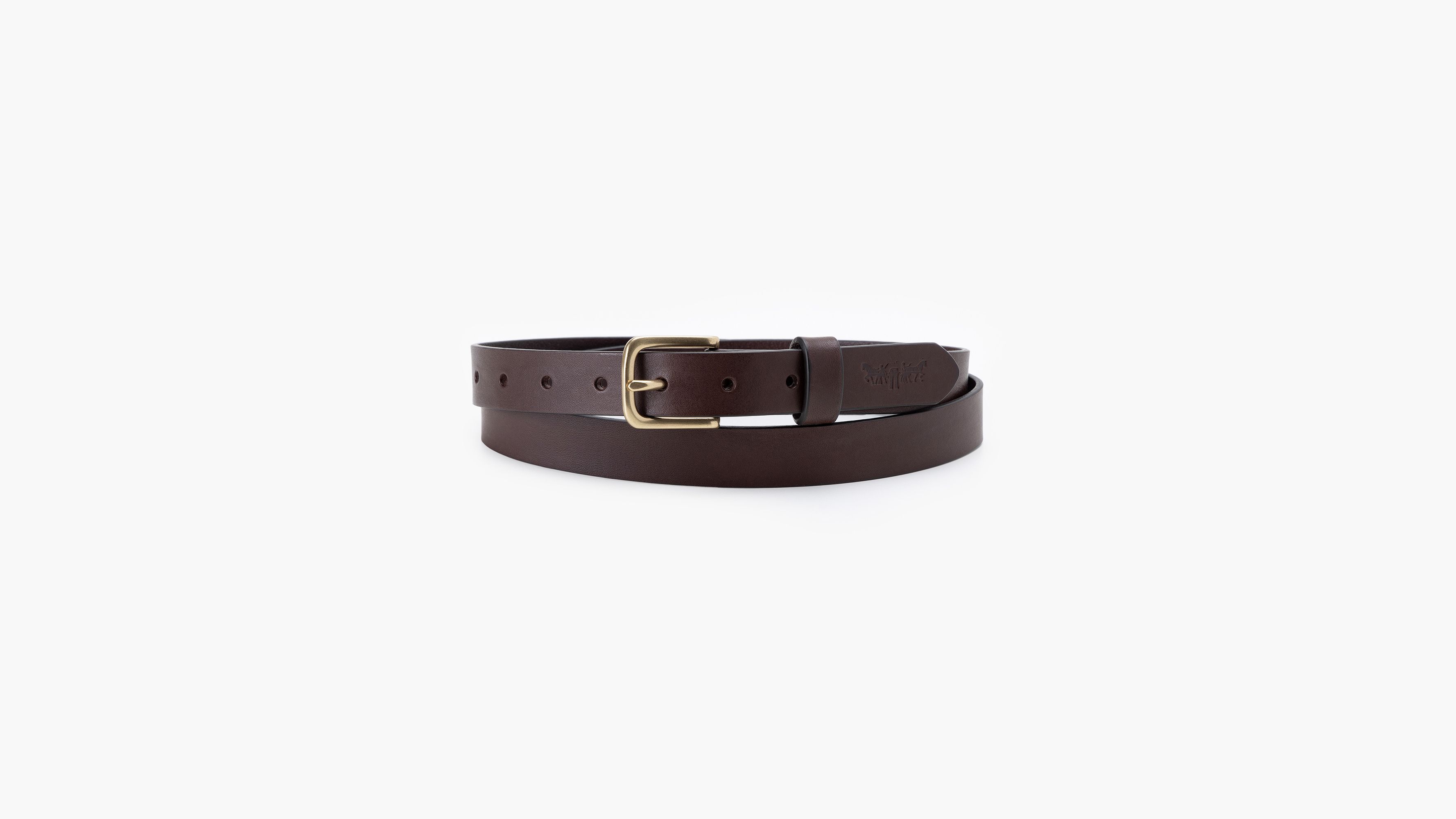 

Узкий пояс Levi's, цвет Brown