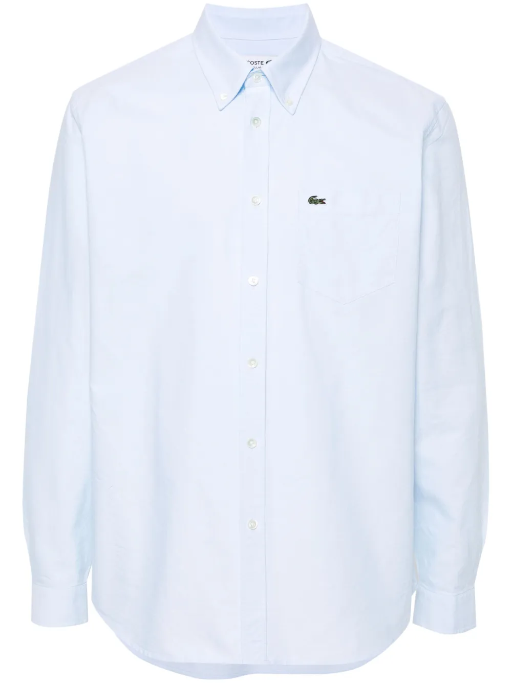 

Рубашка с нашивкой-логотипом Lacoste, синий