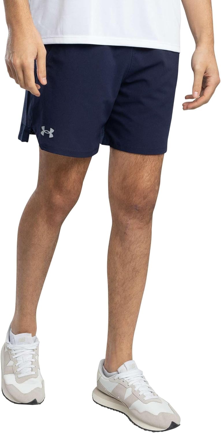 

Мужские шорты Under Armour UA Vanish Woven 6" - ультралегкие и быстросохнущие, Midnight Navy/Mod Gray