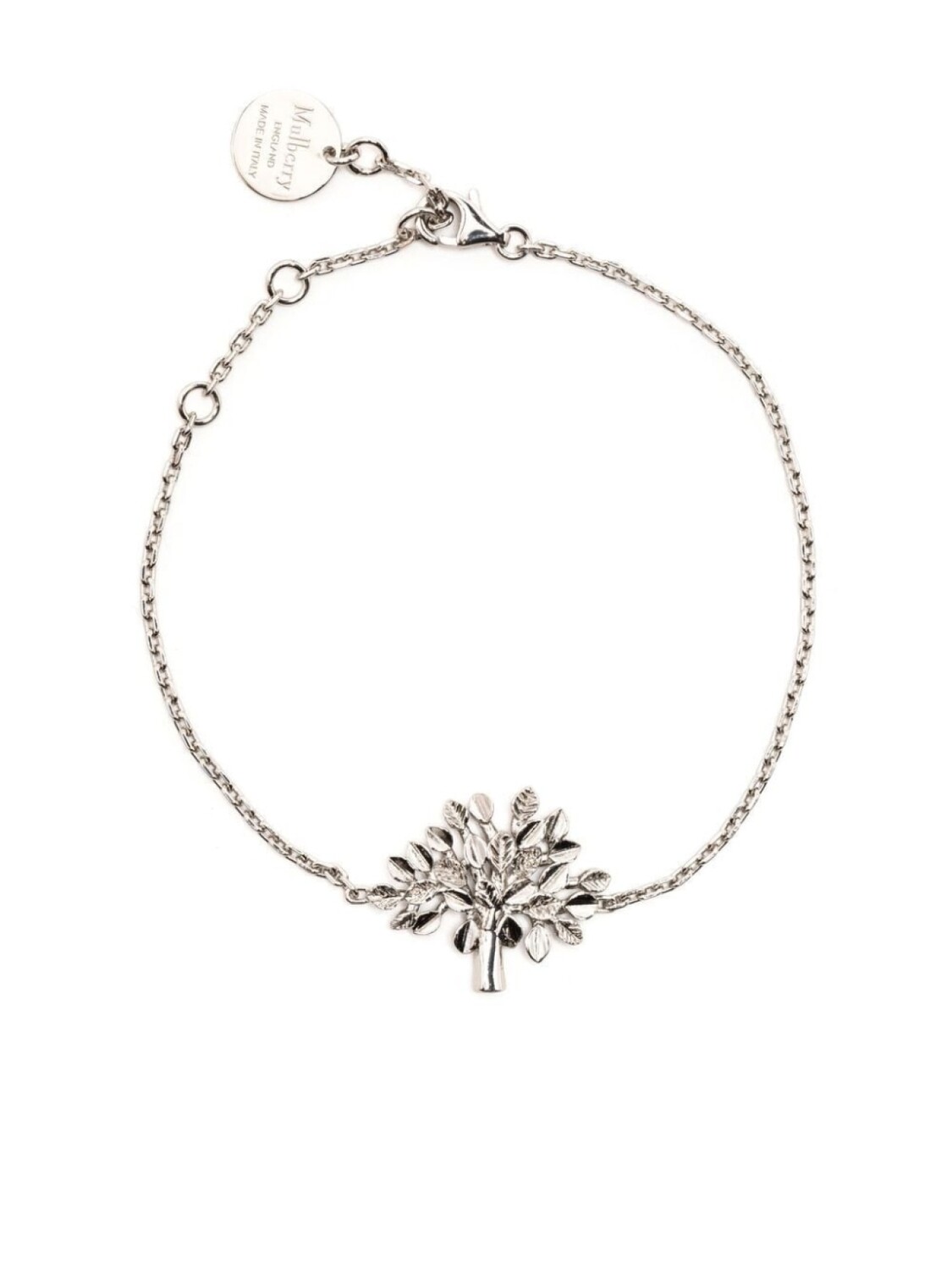 

Цепочный браслет с подвеской Mulberry, серебряный