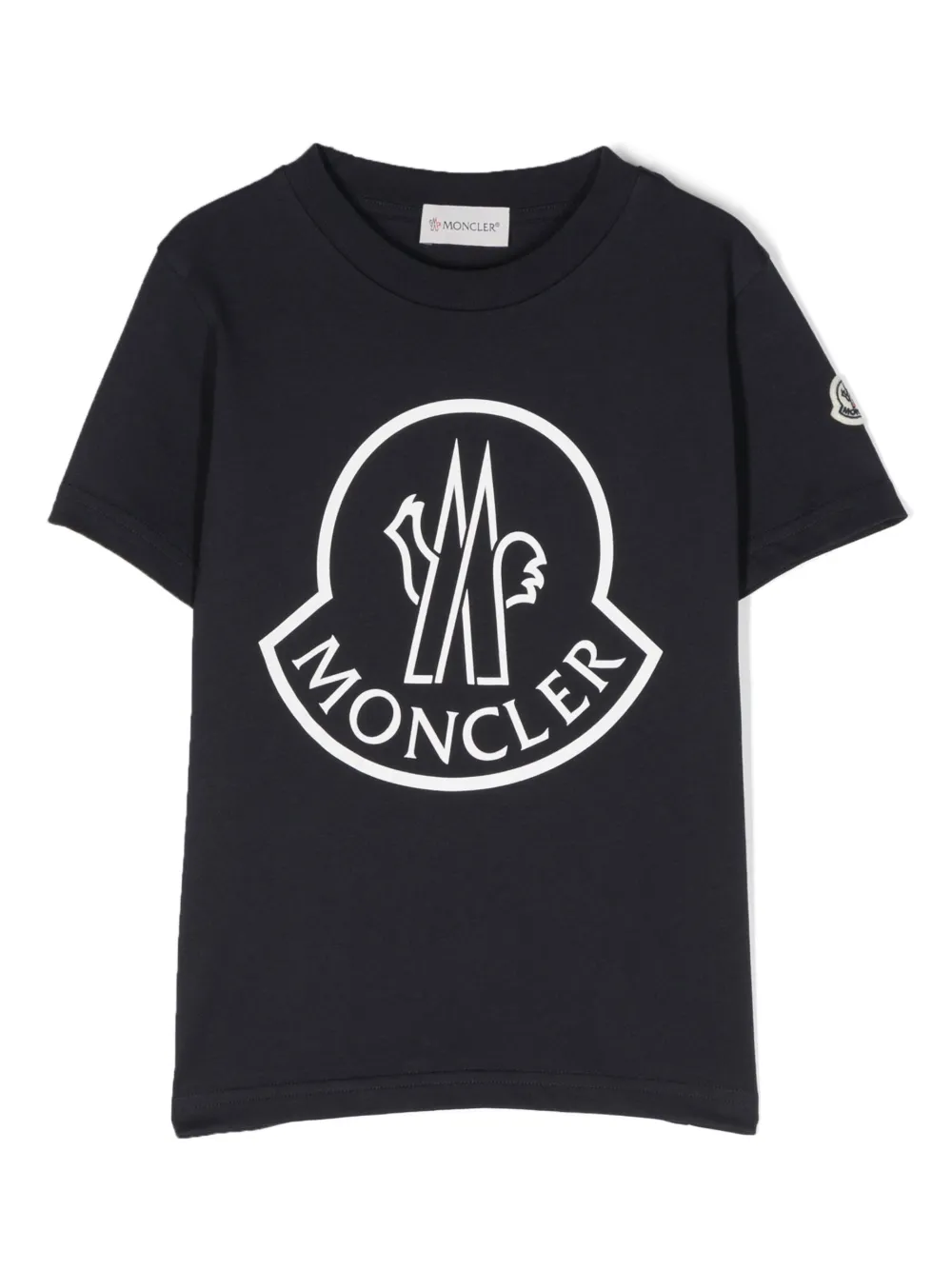 

Футболка с логотипом Moncler Enfant, синий