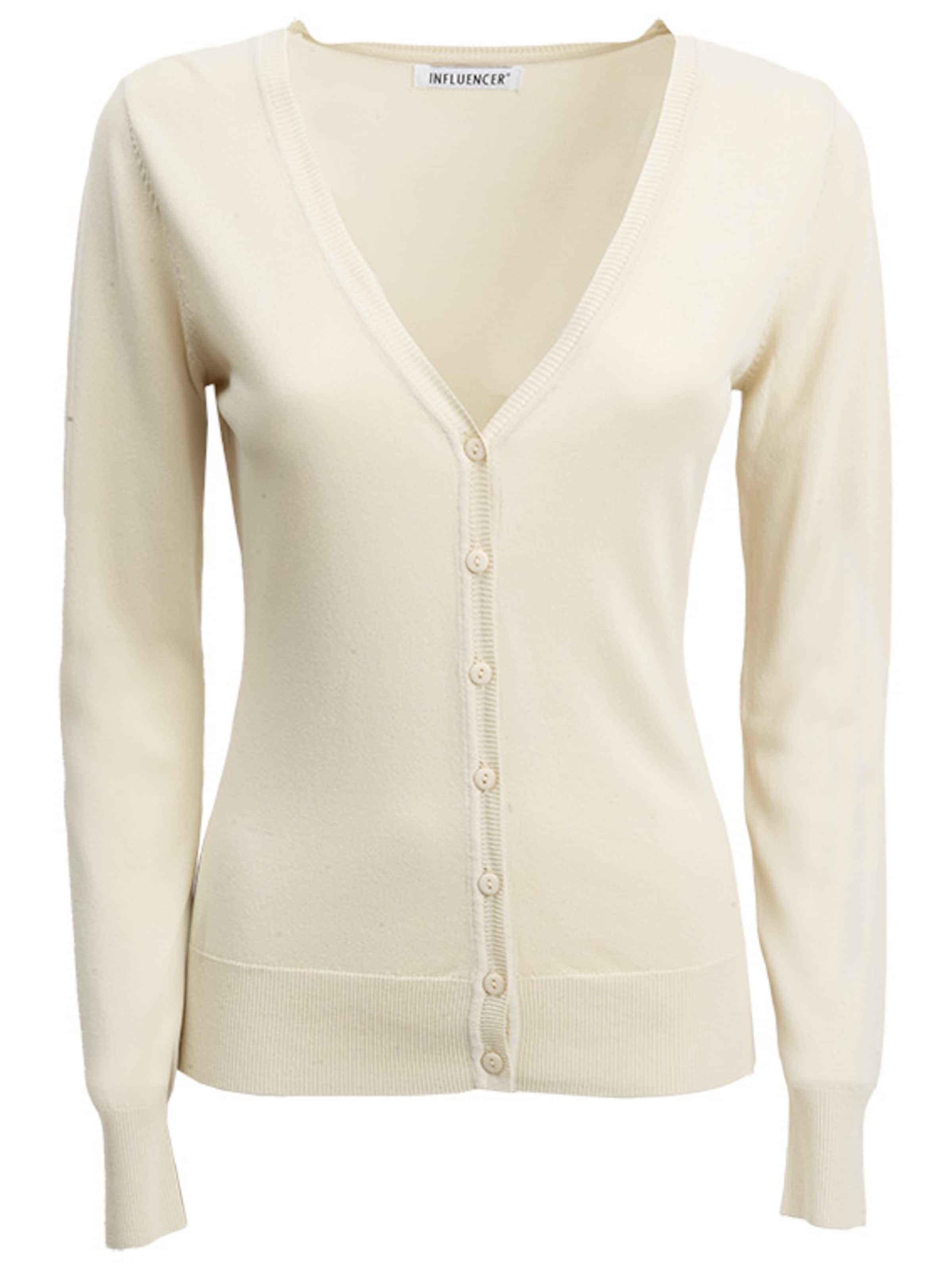 

Influencer Вязаный кардиган в бежевом цвете