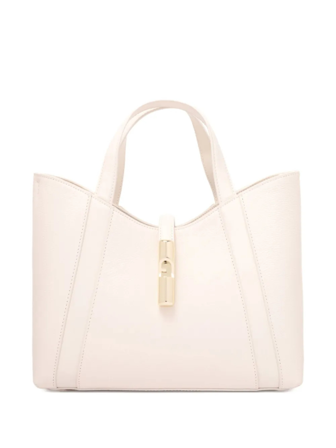

Сумка-тоут Furla Goccia с изогнутой застежкой, нейтральный