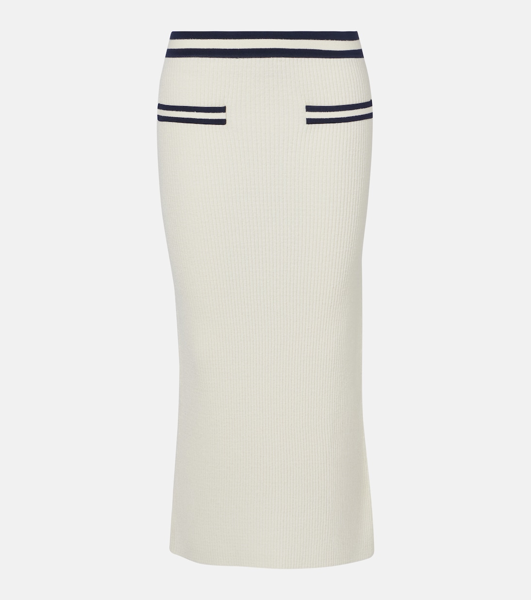 

Юбка миди из букле Paige Simkhai, Ivory Multi