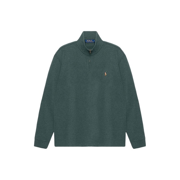 Свитшот с вышивкой Polo Pony Polo Ralph Lauren, зеленый