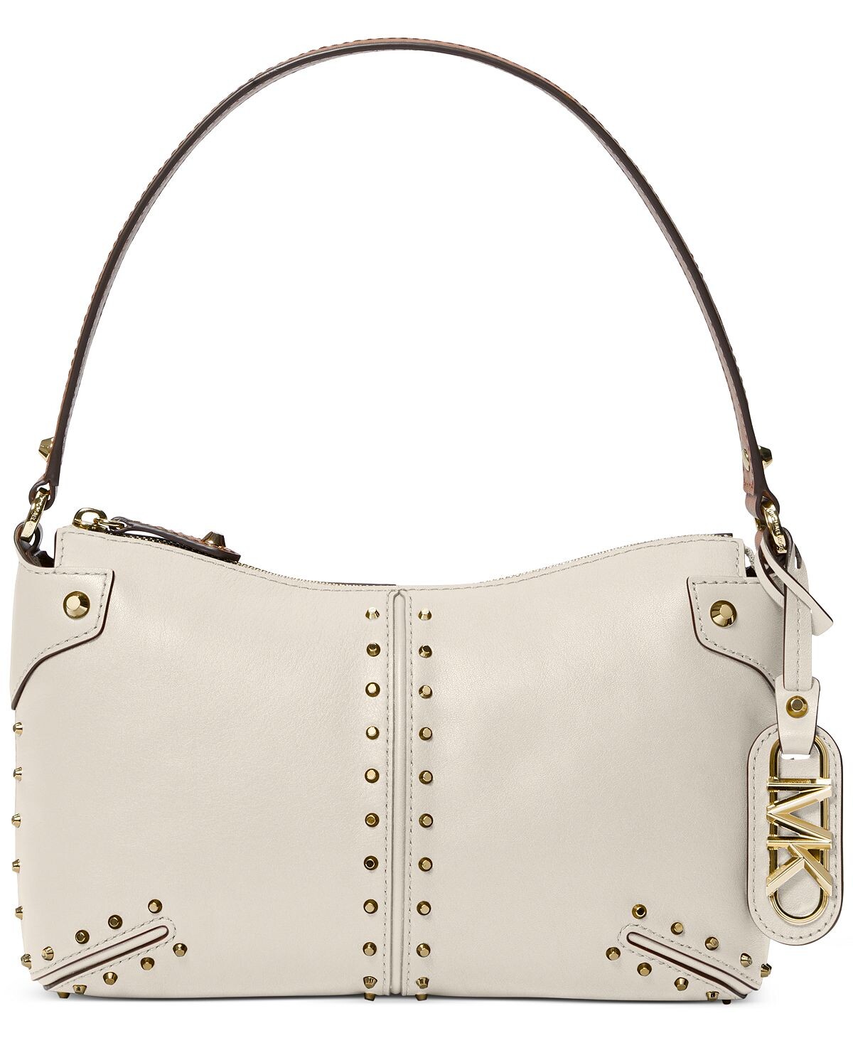 

Большая кожаная сумочка Astor с заклепками Michael Kors