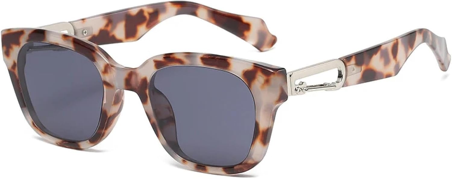 

Модные солнцезащитные очки для женщин и мужчин, трендовые, роскошные, для активного отдыха, летние, для путешествий, вождения, с защитой от УФ-излучения UV400 TKKTLLT, Flower Gray